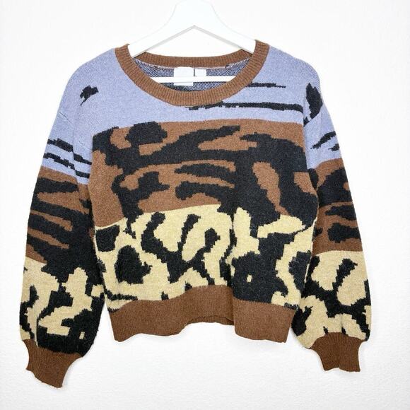 Zero Degrees Celcius Abstract Animal Sweater S - Picture 2 of 10